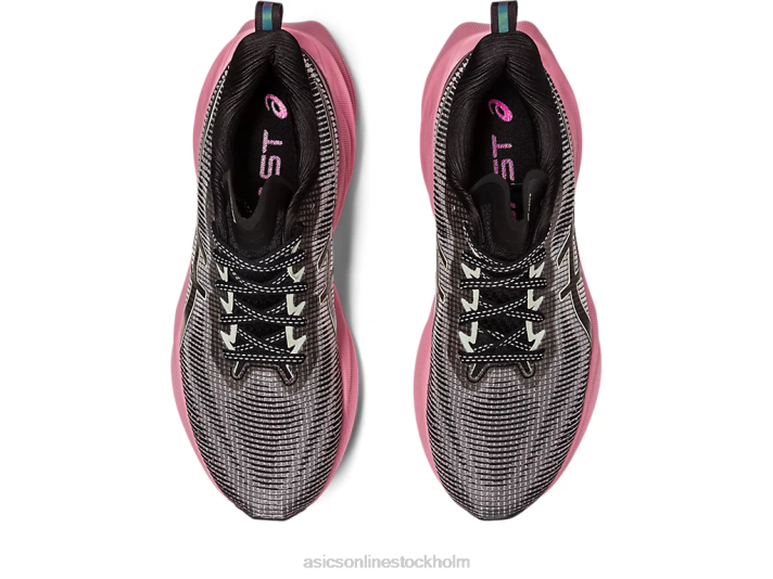 Asics novablast 3 le kvinnor D6D02267 svart/rosa rave