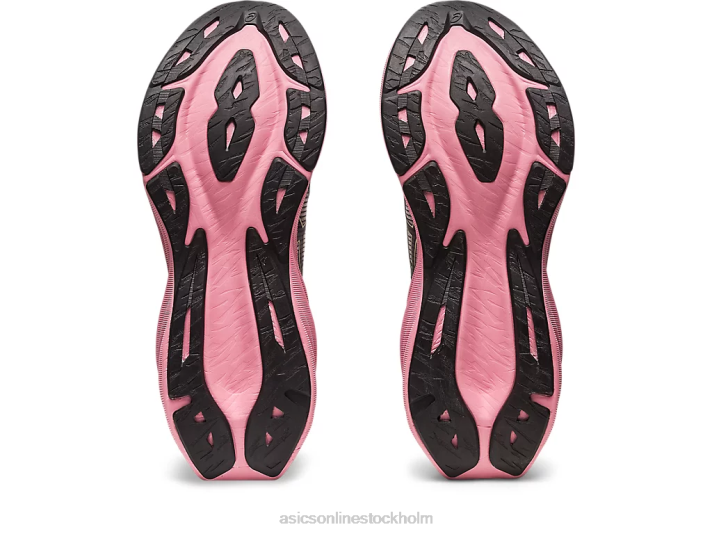 Asics novablast 3 le kvinnor D6D02267 svart/rosa rave