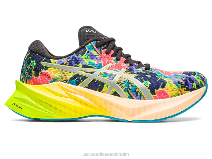 Asics novablast 3 lite-show kvinnor D6D02256 limezest/lite show