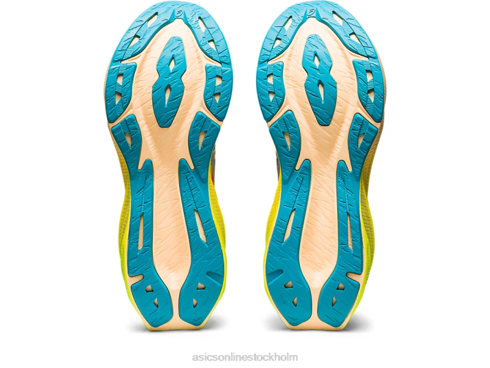 Asics novablast 3 lite-show kvinnor D6D02256 limezest/lite show