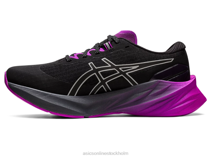 Asics novablast 3 lite-show kvinnor D6D02702 svart/orkidé