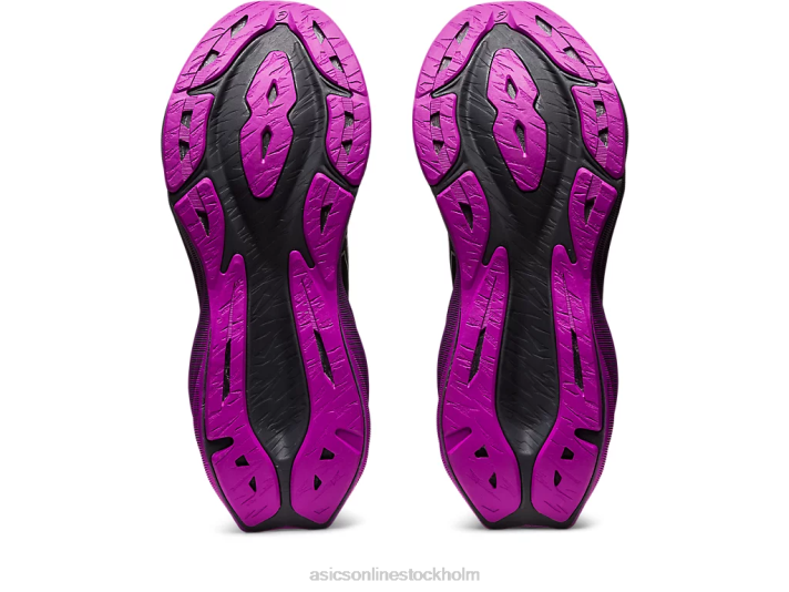 Asics novablast 3 lite-show kvinnor D6D02702 svart/orkidé