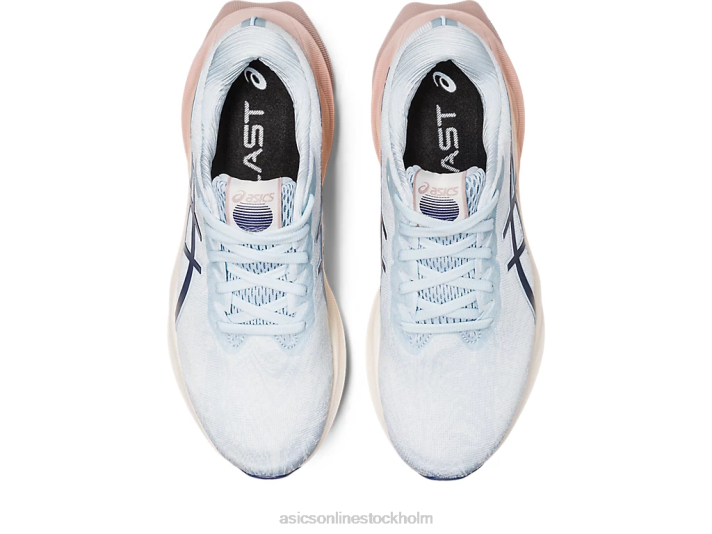 Asics novablast 3 nagino kvinnor D6D02140 himmel/grädde