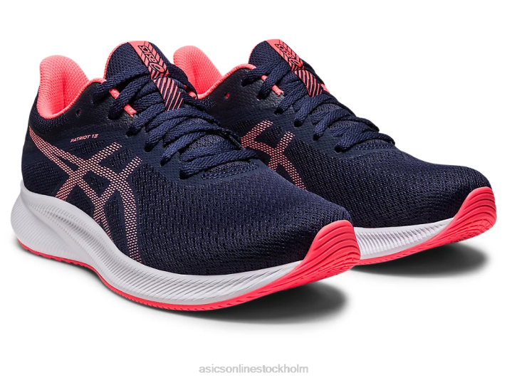 Asics patriot 13 kvinnor D6D02555 midnatt/flammande korall