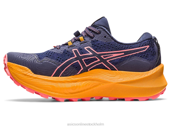 Asics trabuco max 2 kvinnor D6D02286 midnatt/papaja
