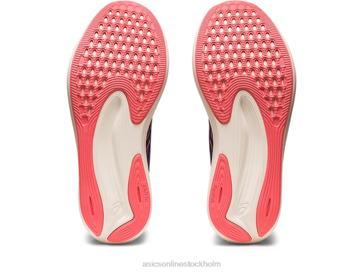 Asics undvika hastighet kvinnor D6D02545 midnatt/papaja