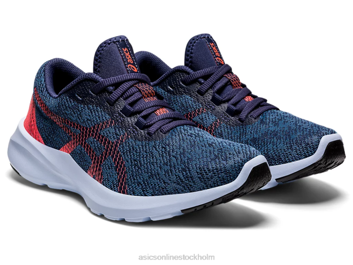 Asics versablast mx kvinnor D6D03813 åskblå/flammande korall