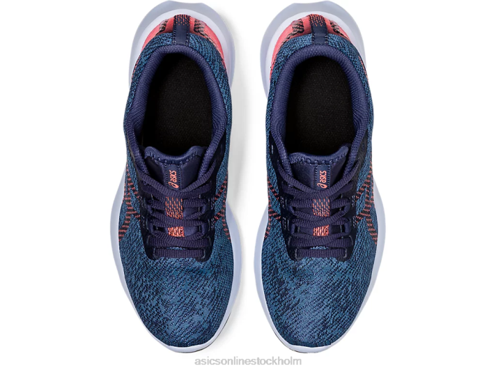 Asics versablast mx kvinnor D6D03813 åskblå/flammande korall