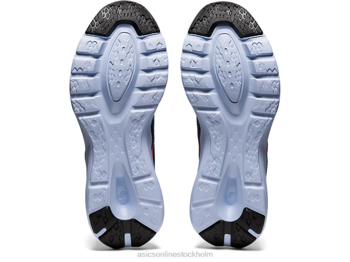 Asics versablast mx kvinnor D6D03813 åskblå/flammande korall