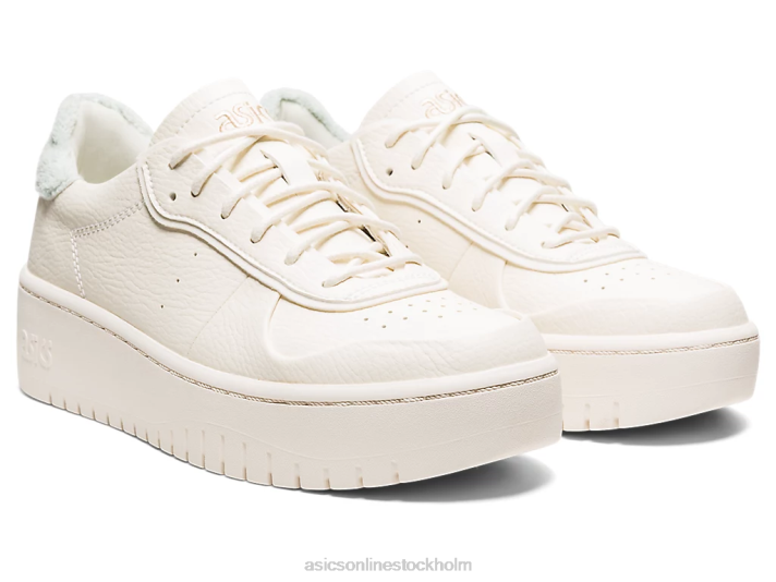 Asics Japans rin kvinnor D6D03958 grädde/lavsten
