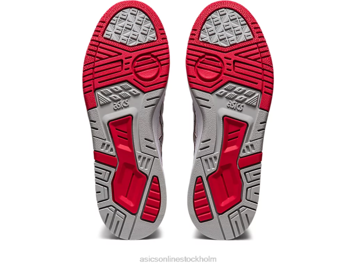 Asics ex89 kvinnor D6D0149 vit/klassisk röd