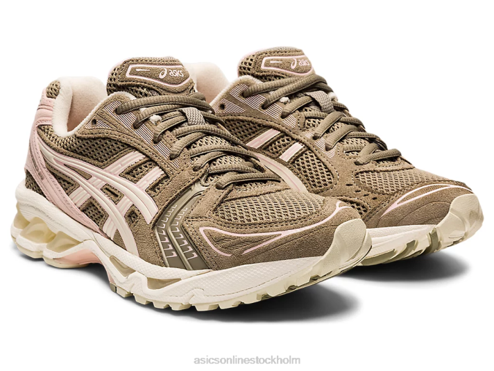 Asics gel-kayano 14 kvinnor D6D03217 mink/grädde
