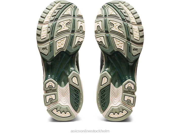 Asics gel-kayano 14 kvinnor D6D0625 olivgrå/rent silver