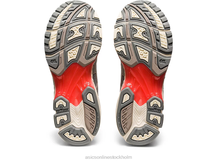 Asics gel-kayano 14 kvinnor D6D0653 lergrå/rent silver