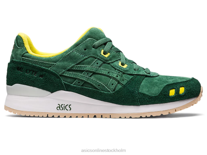 Asics gel-lyte iii och shamrock kvinnor D6D059 shamrock green/shamrock green