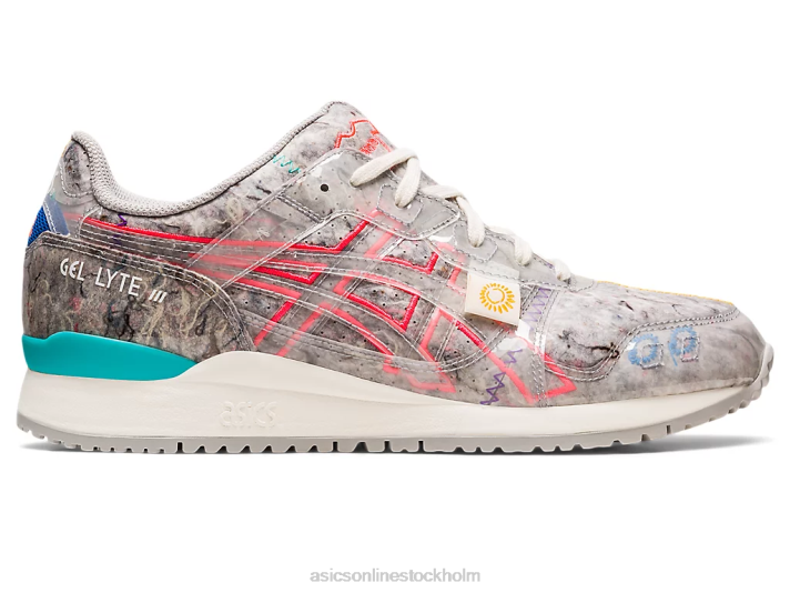 Asics gel-lyte iii och återvunnen filt kvinnor D6D0212 ostrongrå/divarosa