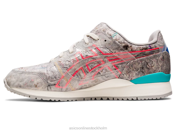 Asics gel-lyte iii och återvunnen filt kvinnor D6D0212 ostrongrå/divarosa