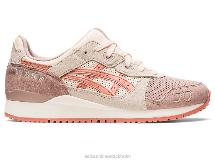 Asics gel-lyte iii og kvinnor D6D0178 fawn/lax