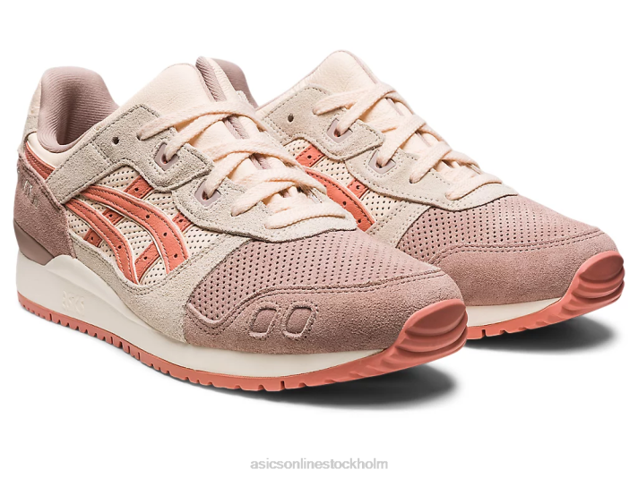 Asics gel-lyte iii og kvinnor D6D0178 fawn/lax