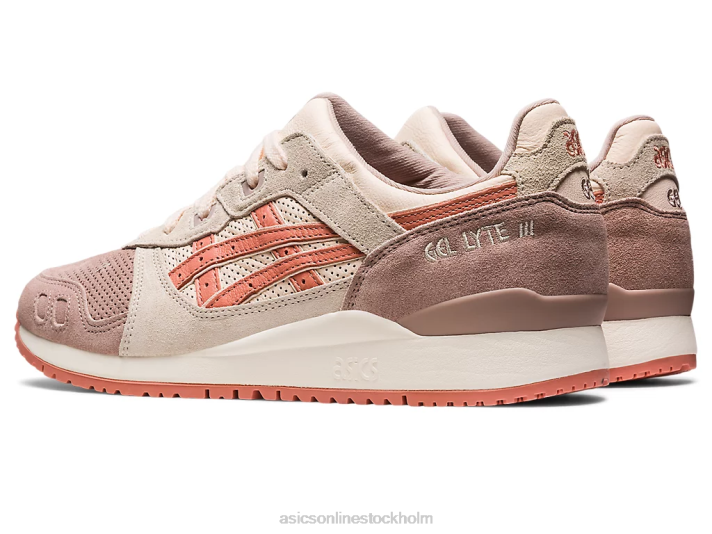 Asics gel-lyte iii og kvinnor D6D0178 fawn/lax