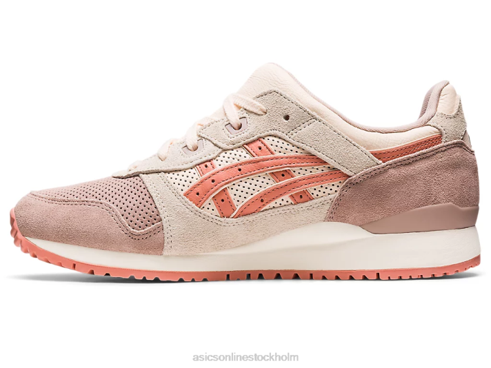 Asics gel-lyte iii og kvinnor D6D0178 fawn/lax