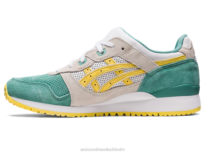 Asics gel-lyte iii og kvinnor D6D0219 salvia/banankräm