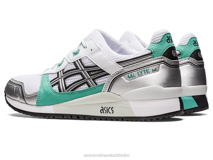 Asics gel-lyte iii og kvinnor D6D0516 vit/salvia