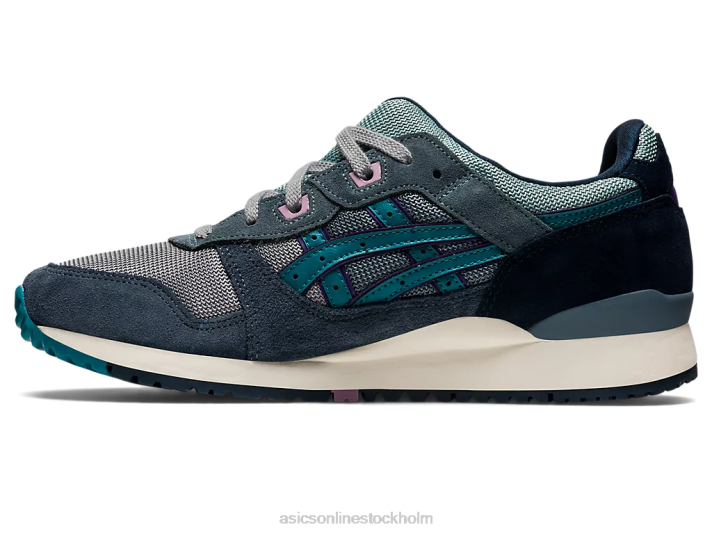 Asics gel-lyte iii og kvinnor D6D0745 asfalt/berylgrönt