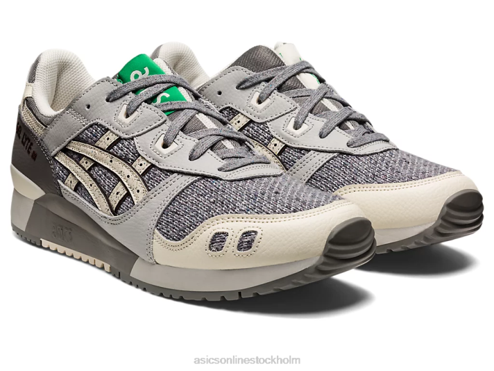 Asics gel-lyte iii og kvinnor D6D0771 ostrongrå/grädde