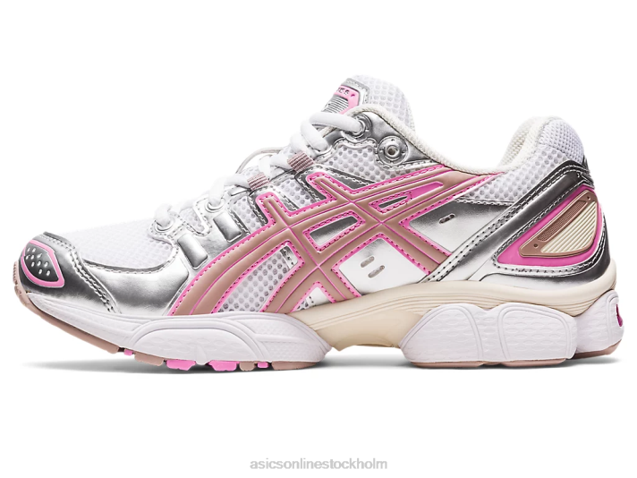 Asics gel-nimbus 9 kvinnor D6D02255 vit/rent silver