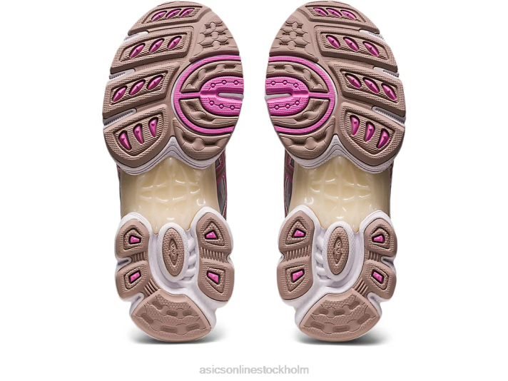 Asics gel-nimbus 9 kvinnor D6D02255 vit/rent silver