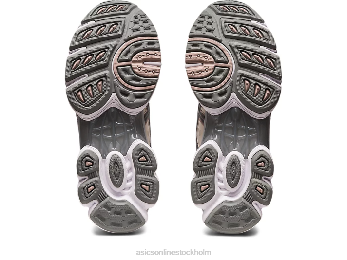 Asics gel-nimbus 9 kvinnor D6D02302 vitt/havregryn