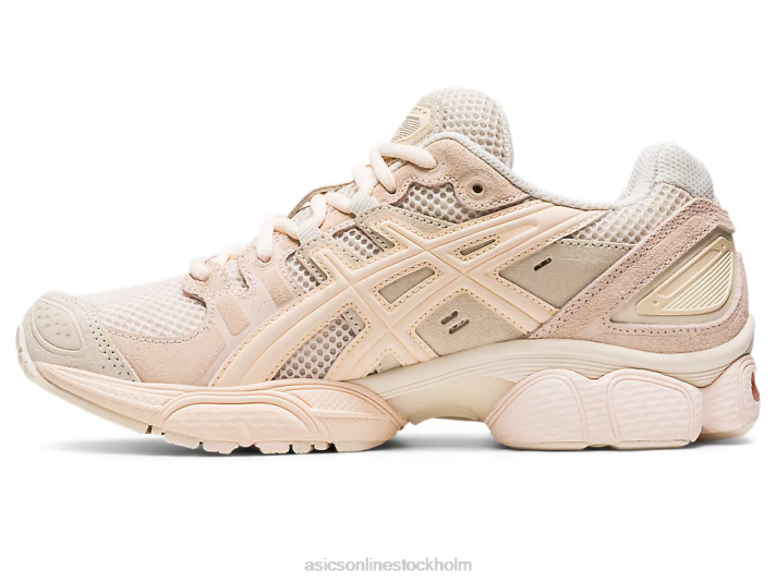 Asics gel-nimbus 9 kvinnor D6D02539 havregryn/vit persika
