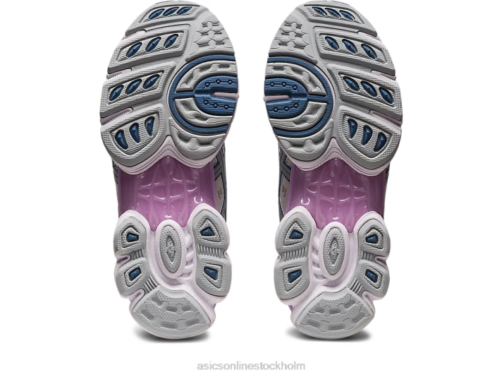 Asics gel-nimbus 9 kvinnor D6D02572 vit/mellan grå