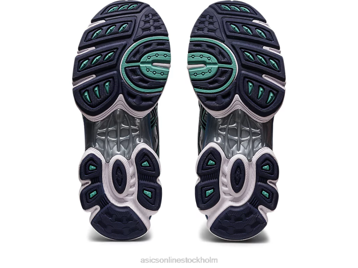 Asics gel-nimbus 9 kvinnor D6D0266 vit/rent silver