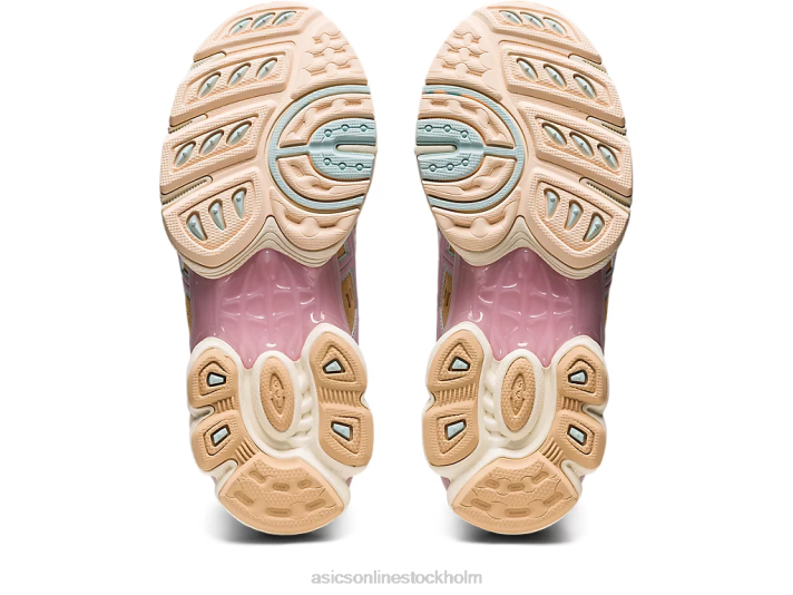 Asics gel-nimbus 9 kvinnor D6D02699 grädde/knappt ros