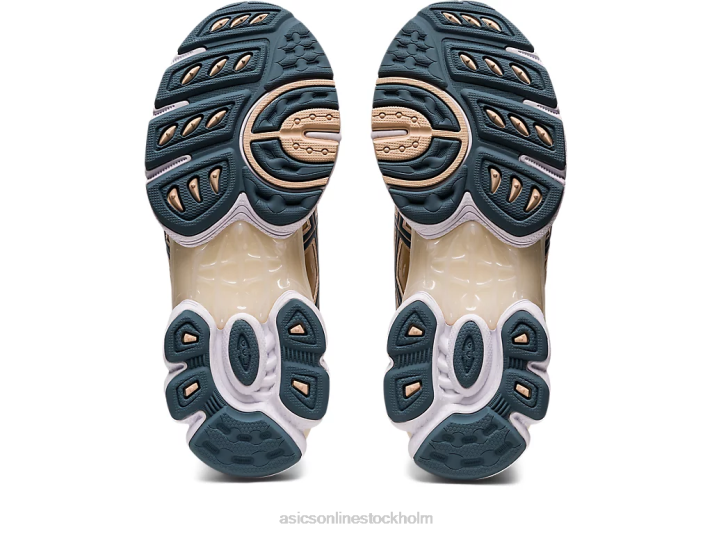 Asics gel-nimbus 9 kvinnor D6D02701 kräm/järnklädd