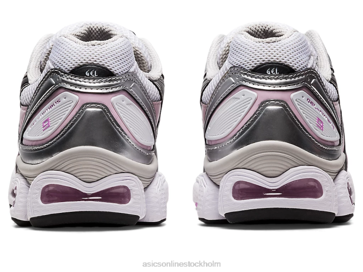 Asics gel-nimbus 9 kvinnor D6D02931 vit svart