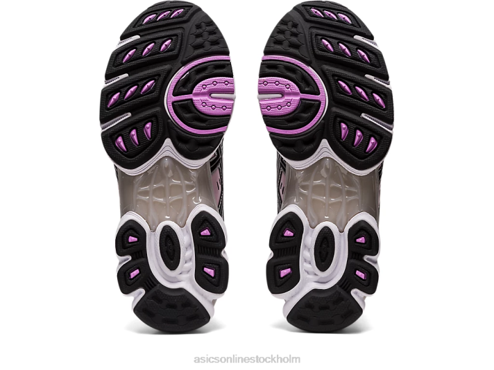 Asics gel-nimbus 9 kvinnor D6D02931 vit svart