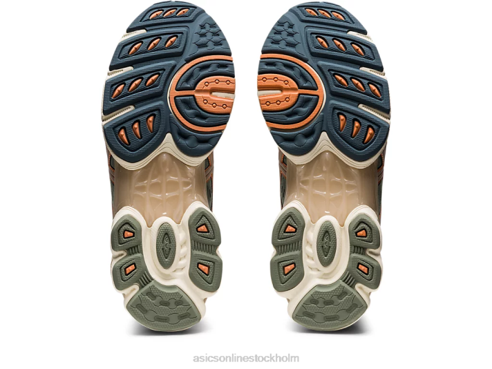 Asics gel-nimbus 9 kvinnor D6D0756 kräm/fjädergrå