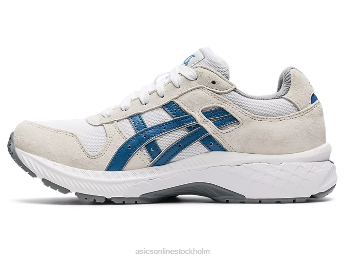 Asics gt-ii 2000 kvinnor D6D03844 vit/grå tandtråd