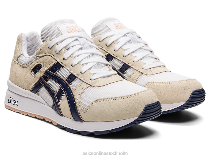Asics gt-ii kvinnor D6D03739 kräm/åskblå