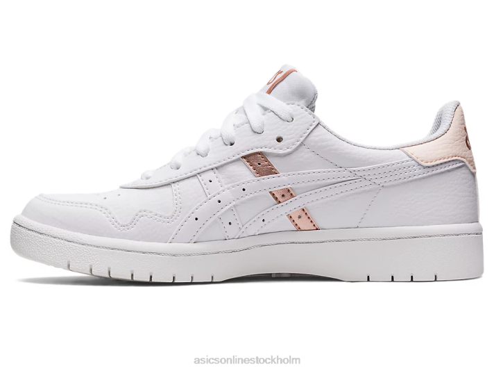 Asics japan s kvinnor D6D02608 vit/rosa guld