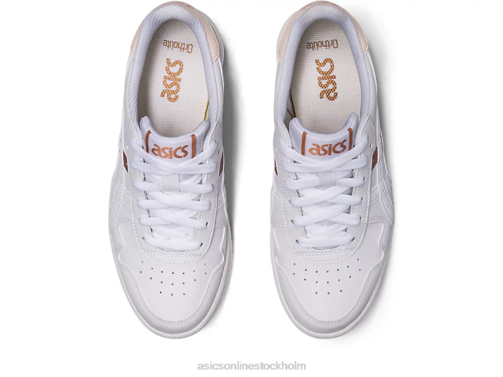 Asics japan s kvinnor D6D02608 vit/rosa guld