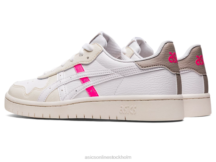 Asics japan s kvinnor D6D02628 vit/het rosa