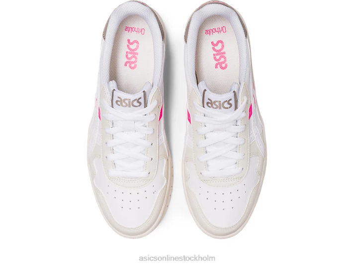 Asics japan s kvinnor D6D02628 vit/het rosa