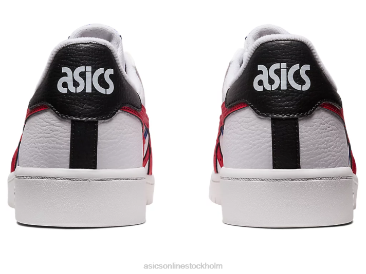 Asics japan s kvinnor D6D0648 vit/klassisk röd