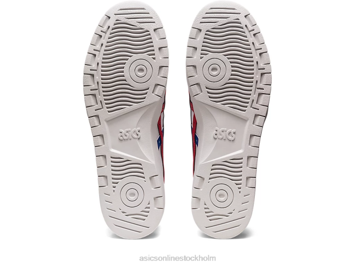 Asics japan s kvinnor D6D0648 vit/klassisk röd