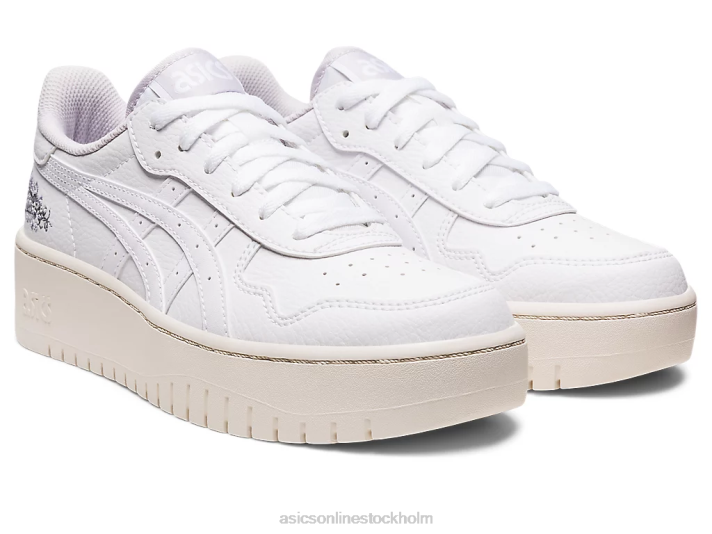 Asics japan s pf kvinnor D6D02186 vit/lila hint