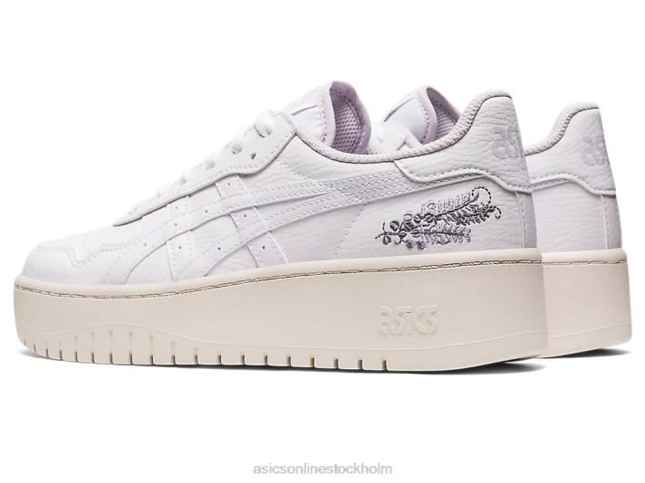 Asics japan s pf kvinnor D6D02186 vit/lila hint